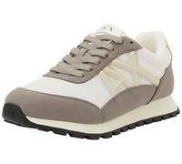 Armani Exchange Baskets pour Femme avec détails en Micro-Daim, Brown Bass Off, 41 EU