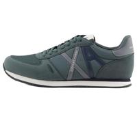 Armani Exchange Baskets Rio, Essential, avec Logo latéral pour Homme, Green Night Sky, 42.5 EU