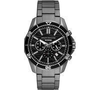 Armani Exchange Montre Homme AX1959 - Quartz Chronographe 44 mm, Acier inoxydable Gun, 10 ATM