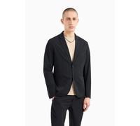 Armani Exchange Blazer 8nzg49_znyzz en sergé ultra extensible Noir Homme Taille 44