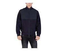Armani Exchange - Blazer à Manches Longues avec Fermeture Éclair et Poches Avant - Homme - Sweatshirts et sweats à capuche - Bleu - Taille: S