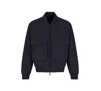 Armani Exchange Blue Edition, Logo Patch Blouson, Bleu foncé, XXL Hommes