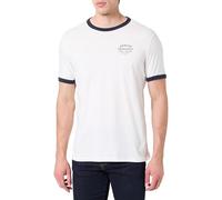 Armani Exchange Bord Utilitaire pour Homme, Durable, Contraste de Couleur, Logo brodé, Coupe régulière, Blanc, XXL, Noir, XXL