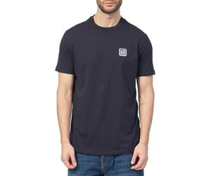 Armani Exchange Bord Utilitaire pour Homme, Durable, éco-Cuir, Coupe Droite, Bleu, Taille XL, Bleu foncé, XL
