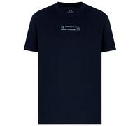 Armani Exchange Bord Utilitaire pour Homme, Lettrage avec Logo, Logo brodé, Coupe régulière, Bleu, XXL, Bleu foncé, XXL