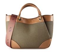 ARMANI EXCHANGE Cabas 'Wave' sépia / vert foncé, Taille One Size