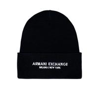 Armani Exchange - Casquette Imprimée en Polyester avec Tissu Lavable en Machine - Homme - Accessoires - Bleu - Taille: ONE Size