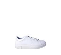 Armani Exchange - Casual Leather Baskets LowTop Style - Homme - Chaussures - Blanc - Taille: 39 EU