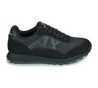Armani Exchange Chaussures de sport pour femme, maille respirante, couleur noire, semelle en caoutchouc, style running, Noir , 37 EU