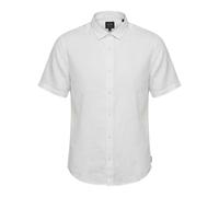Armani Exchange - Chemise Coupe Standard en Lin - Homme - Chemises - Blanc - Taille: S