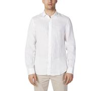 ARMANI EXCHANGE Chemise Homme Lin Blanc GR78232 - Taille : S