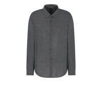 Armani Exchange - Chemise Viscose Coupe Classique - Homme - Chemises - Bleu - Taille: M