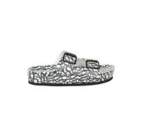 Armani Exchange - Claquette moderne - Femme - Chaussures - Blanc - Taille: 37 EU