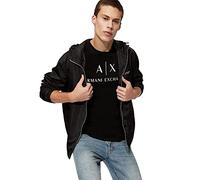 ARMANI EXCHANGE T-Shirt '8NZTCJ' noir / blanc, Taille S