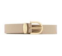 Armani Exchange Classic, Gold Buckle Logo Ceinture, Sable, 95 cm Femmes