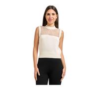 Armani Exchange - Cotton Knitted Top - Femme - Tops - Beige - Taille: 42 FR