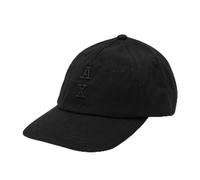 Armani Exchange Cotton Twill Baseball Hat with Stacked Logo Casquette, Noir, Taille Unique Homme