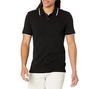 Armani Exchange Double Stripe Polo, Noir (Black 8M5Z-1200), X-Large Homme