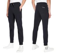 Armani Exchange Drawstring Jogger with Zip Pockets Homme Pantalon décontracté, Bleu, L
