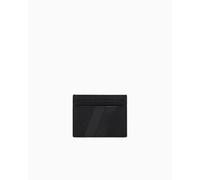 Armani Exchange Dylan Two Stripes Cards, Accessoire de Voyage-Porte-Cartes pour Homme, Noir, Taille Unique