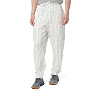 Armani Exchange Essential, All-Over Monogram Pantalon de survêtement pour Homme, Blanc cassé, L
