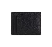 Armani Exchange Essential Ivan SLG, Logo All Over, Porte-Cartes de crédit élégant et Fonctionnel Homme, 20, Taille Unique