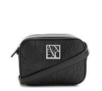Armani Exchange Sac bandoulière noir, imitation de cuir, femme
