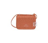 Armani Exchange Essential, Liz Pebble Embossed Logo, Sac bandoulière Femmes, Noix de Coco, Taille Unique
