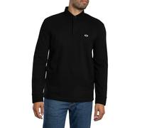 Armani Exchange - Polo Manches Longues - Homme - Tops - Noir - Taille: XL