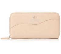 Armani Exchange Essential Wave, Logo argenté, Portefeuille bi-Pliable pour Femme, Lever de Soleil, Taille Unique