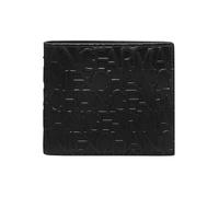 Armani Exchange Essentiel, Jim, Durable, Portefeuille bi-Pliable pour Homme, Noir, Einheitsgröße