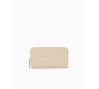 Armani Exchange Exchange Wave Continental Zip Around Wallet, Fermeture éclair Autour Femmes, Valley, Taille Unique