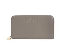 Armani Exchange, Femme, Accessoires, Beige, Taille: ONE Size Portefeuille en cuir lisse
