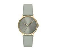 Armani Exchange Femme Analogique Quartz Montre avec Bracelet en Cuir AX5618