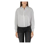 Armani Exchange, Femme, Blouses et Chemises, Blanc, Taille: 38 FR Chemise Élégante à Manches Longues