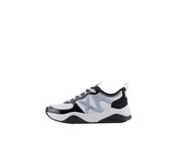 Armani Exchange Femme Cher, Logo latéral, Contrastes de Couleur Basket, OP White Black, 38 EU