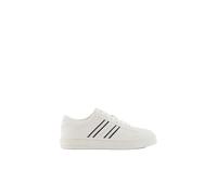 Armani Exchange Femme London, Side Stripes, Color Contrast Basket, Black Off White, 41 EU