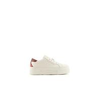 Armani Exchange Femme Plate-Forme, Lacets, Imprimé Serpent dans Le Dos Basket