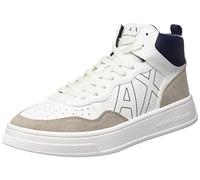 Armani Exchange Femme Seattle Mid with Contrast Stitched Logo Basket, S030, 35 EU Étroit