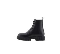 Armani Exchange Femme Semelle épaisse, Logo à l'arrière Bottines à la Cheville, Noir, 37 EU