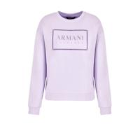 Armani Exchange, Femme, Sweatshirts et sweats à capuche, Violet, Taille: 38 FR Crewneck SweaT-shirt