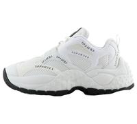 Armani Exchange Femme Vedder, Microsuede Clean Essential Look Basket, OP White OP White, 40.5 EU