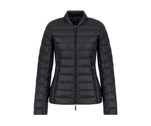 Armani Exchange, Femme, Vestes, Noir, Taille: 36 FR Doudoune en tissu brillant