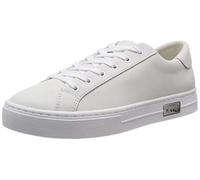 Armani Exchange Fille Cow Leather Lace Up Sneaker Sneakers Basses