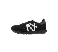 Armani Exchange Formateurs Anglais Noirs