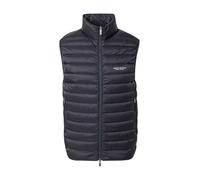 ARMANI EXCHANGE Gilet bleu marine / blanc, Taille M