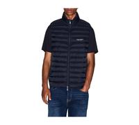 Armani Exchange - Gilet sans manches zippé en duvet - Homme - Vestes - Bleu - Taille: M