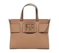 Armani Exchange - Grand Cabas Logo Boucle - Femme - Sacs - Beige - Taille: ONE Size