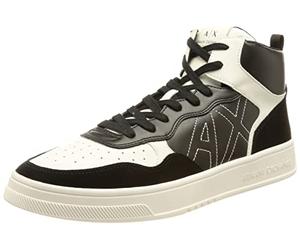 Armani Exchange Haut, Multicolore, Logo en Relief, Basket Homme, Noir, 42 EU