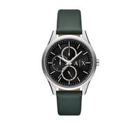 Armani Exchange Homme Analogique Quartz Montre avec Bracelet en Cuir AX1883